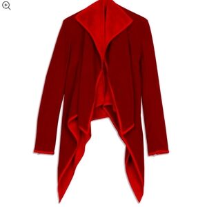 Lululemon Shearling Look Presence of Mind wrap jacket 4